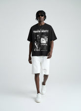 Utopia Collage Oversized T-Shirt – Black