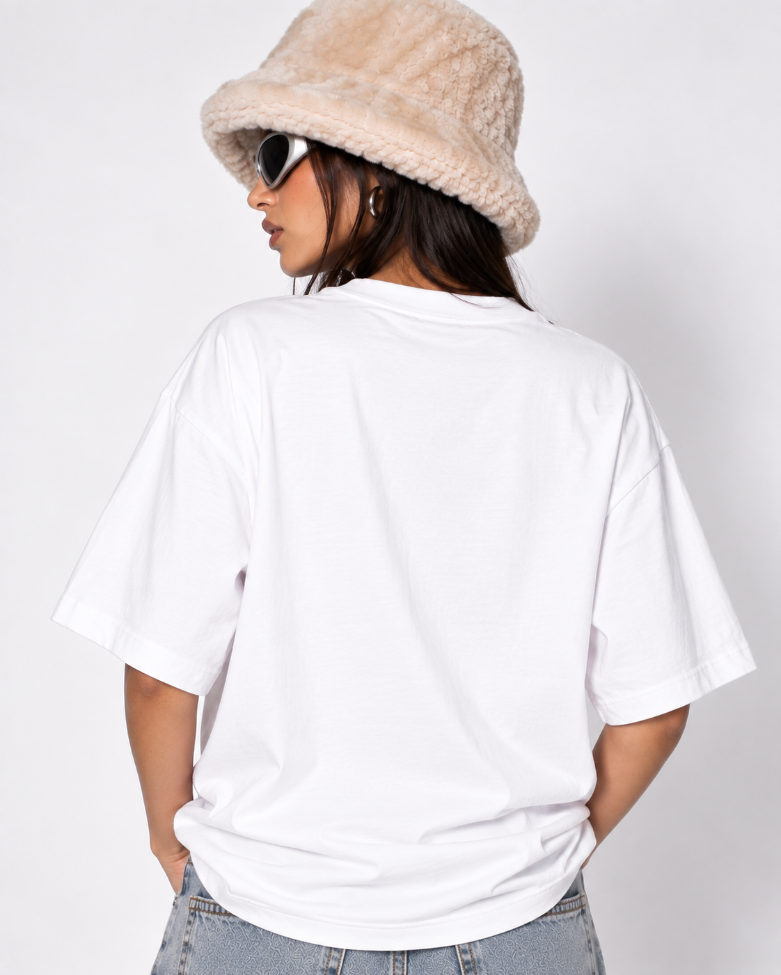 Women's Spider Women Oversized T-Shirt - White - 180 GSM Regular Fit